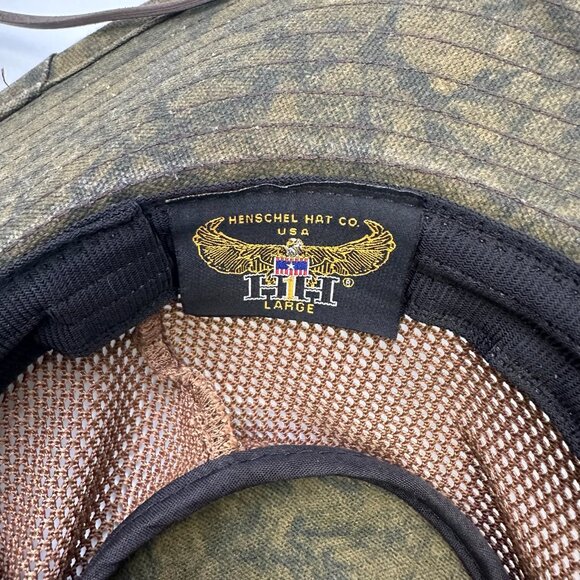 Henschel Hat Men Large Western Rope Band Strap Rodeo Cowboy Mesh USA Work Core - Picture 12 of 12